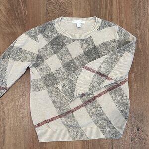 Authentic Burberry Cream Kids Sweater 8y